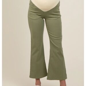 Green Maternity Denim Pants